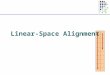 Linear-Space Alignment. Linear-space alignment Using 2 columns of space, we can compute for k = 1…M, F(M/2, k), F r (M/2, N – k) PLUS the backpointers
