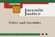 CHAPTER Juvenile Justice Police and Juveniles. CHAPTER Juvenile Justice Police and Juveniles CHAPTER OBJECTIVES After completing this chapter, you should