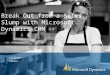 Break Out from a Sales Slump with Microsoft Dynamics CRM