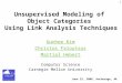 1 Unsupervised Modeling of Object Categories Using Link Analysis Techniques Gunhee Kim Christos Faloutsos Martial Hebert Gunhee Kim Christos Faloutsos