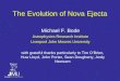 The Evolution of Nova Ejecta Michael F. Bode Astrophysics Research Institute Liverpool John Moores University with grateful thanks particularly to Tim