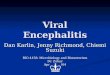 Viral Encephalitis Dan Karlin, Jenny Richmond, Chiemi Suzuki BIO 4158: Microbiology and Bioterrorism Dr. Zubay April 20, 2004