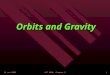 18 Jan 2005AST 2010: Chapter 21 Orbits and Gravity