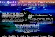 Water Quality & Living Environment Click on a Link Below to Begin Water Quality & Living Environment Click on a Link Below to Begin Living Environment