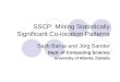 SSCP: Mining Statistically Significant Co-location Patterns Sajib Barua and Jörg Sander Dept. of Computing Science University of Alberta, Canada