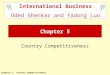 Chapter 5: Country Competitiveness Chapter 5 Country Competitiveness International Business Oded Shenkar and Yadong Luo