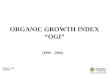 ORGANIC GROWTH INDEX “OGI” (1996 – 2006) Edward D. Hess 2/24/2008
