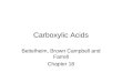 Carboxylic Acids Bettelheim, Brown Campbell and Farrell Chapter 18
