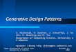 November 27, 2002Paper Presentation of Course C625, University of Alberta Generative Design Patterns S. MacDonald, D. Szafron, J. Schaeffer, J. Anvik,