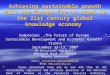 Achieving sustainable growth Will new Europe fly or crawl in the 21st century global knowledge economy Achieving sustainable growth Will new Europe fly