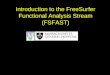 Introduction to the FreeSurfer Functional Analysis Stream (FSFAST)