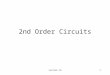Lecture 161 2nd Order Circuits. Lecture 162 2nd Order Circuits Any circuit with a single capacitor, a single inductor, an arbitrary number of sources,