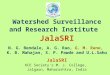 Watershed Surveillance and Research Institute JalaSRI N. G. Bendale, A. G. Rao, G. M. Rane, K. B. Mahajan, S. P. Pawde and U.L.Sahu JalaSRI KCE Society’s