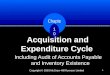 Copyright © 2003 McGraw-Hill Ryerson Limited Chapte r 1010 1 Acquisition and Expenditure Cycle Including Audit of Accounts Payable and Inventory Existence