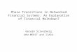 Phase Transitions in Networked Financial Systems: An Explanation of Financial Meltdown? Gerald Silverberg UNU-MERIT and IIASA