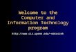 Welcome to the Computer and Information Technology program matuszek