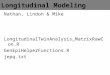 Longitudinal Modeling Nathan, Lindon & Mike LongitudinalTwinAnalysis_MatrixRawCon.R GenEpiHelperFunctions.R jepq.txt