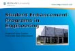 Www.eng.monash.edu Student Enhancement Programs in Engineering Professor Gary Codner Associate Dean (Education)