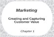 Chapter 1 Marketing Creating and Capturing Customer Value