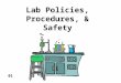 Lab Policies, Procedures, & Safety 01. Lab Policies Sign Waiver Sign Field Trip Form