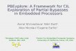 PBExplore: A Framework for CIL Exploration of Partial Bypasses in Embedded Processors Aviral Shrivastava 1 Nikil Dutt 1 Alex Nicolau 1 Eugene Earlie 2