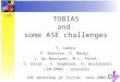 LSR TOBIAS and some ASE challenges Y. Ledru P. Bontron, O. Maury, L. du Bousquet, M.L. Potet, C. Oriat, S. Beghdadi, H. Bouldjedri LSR/IMAG – Grenoble