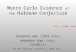 Monte Carlo Evidence of the Haldane Conjecture Bartolome Allés ( INFN Pisa ) Alessandro Papa ( Univ. Calabria ) XIV SMFT Workshop, September 3, 2008, Bari