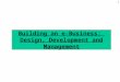 1 Building an e-Business: Design, Development and Management