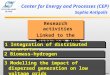 MicroCHEAP – Athens – September 2006 Center for Energy and Processes (CEP) Sophia Antipolis 1 Integration of distributed generation 2 Biomass-hydrogen