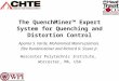 The QuenchMiner ™ Expert System for Quenching and Distortion Control Aparna S. Varde, Mohammed Maniruzzaman, Elke Rundensteiner and Richard D. Sisson Jr