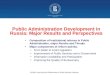 Public Administration Development in Russia: Major Results and Perspectives Composition of Institutional reforms in Public Administration, major Results
