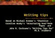 Writing tips Based on Michael Kremer’s “Checklist”, Caroline Hoxby’s “Structuring Your Term Paper” and John H. Cochrane’s “Writing Tips for Ph.D. Students”
