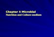 Chapter 5 Microbial Nutrition and Culture medium