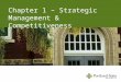 1-1 Chapter 1 – Strategic Management & Competitiveness