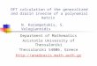 DFT calculation of the generalized and drazin inverse of a polynomial matrix N. Karampetakis, S. Vologiannidis Department of Mathematics Aristotle University