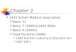 Chapter 2 1933 British Medical Association Basic 11 Basic 7 (1940s)(1941 RDA) Basic 4 (1950s) Food Pyramid (1990) 1990 Nutrition Labeling & Education Act