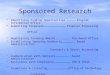 Sponsored Research Identifying Funding Opportunities ………………Program Information Office Identifying Funding Opportunities ………………Program Information Office