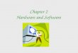 Chapter 2 Hardware and Software. Why Learn About Hardware and Software? 3Hardware can improve productivity, increase revenue, reduce costs, and provide