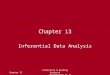 Chapter 12 Conducting & Reading Research Baumgartner et al Chapter 13 Inferential Data Analysis