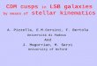 CDM cusps in LSB galaxies by means of stellar kinematics A.Pizzella, E.M.Corsini, F. Bertola Università di Padova And J. Magorrian, M. Sarzi University