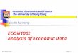 Ka-fu Wong © 2003 Chap 8- 1 Dr. Ka-fu Wong ECON1003 Analysis of Economic Data