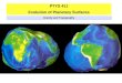 PTYS 411 Evolution of Planetary Surfaces Gravity and Topography