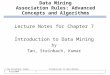 Data Mining Association Rules: Advanced Concepts and Algorithms Lecture Notes for Chapter 7 Introduction to Data Mining by Tan, Steinbach, Kumar © Tan,Steinbach,