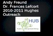 Andy Freund Dr. Frances Lefcort 2010-2011 Hughes Outreach