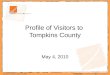 Copyright © Chmura Economics & Analytics Profile of Visitors to Tompkins County May 4, 2010