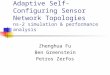 Adaptive Self-Configuring Sensor Network Topologies ns-2 simulation & performance analysis Zhenghua Fu Ben Greenstein Petros Zerfos