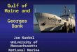 Gulf of Maine and Georges Bank Joe Kunkel University of Massachusetts National Marine Fisheries