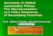 Increases in Global Commodity Prices: The Macroeconomics and Policy Responses of Developing Countries Prof. Jeffrey Frankel, Harvard University V Jornada