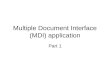 Multiple Document Interface (MDI) application Part 1