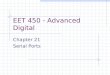 EET 450 - Advanced Digital Chapter 21 Serial Ports
